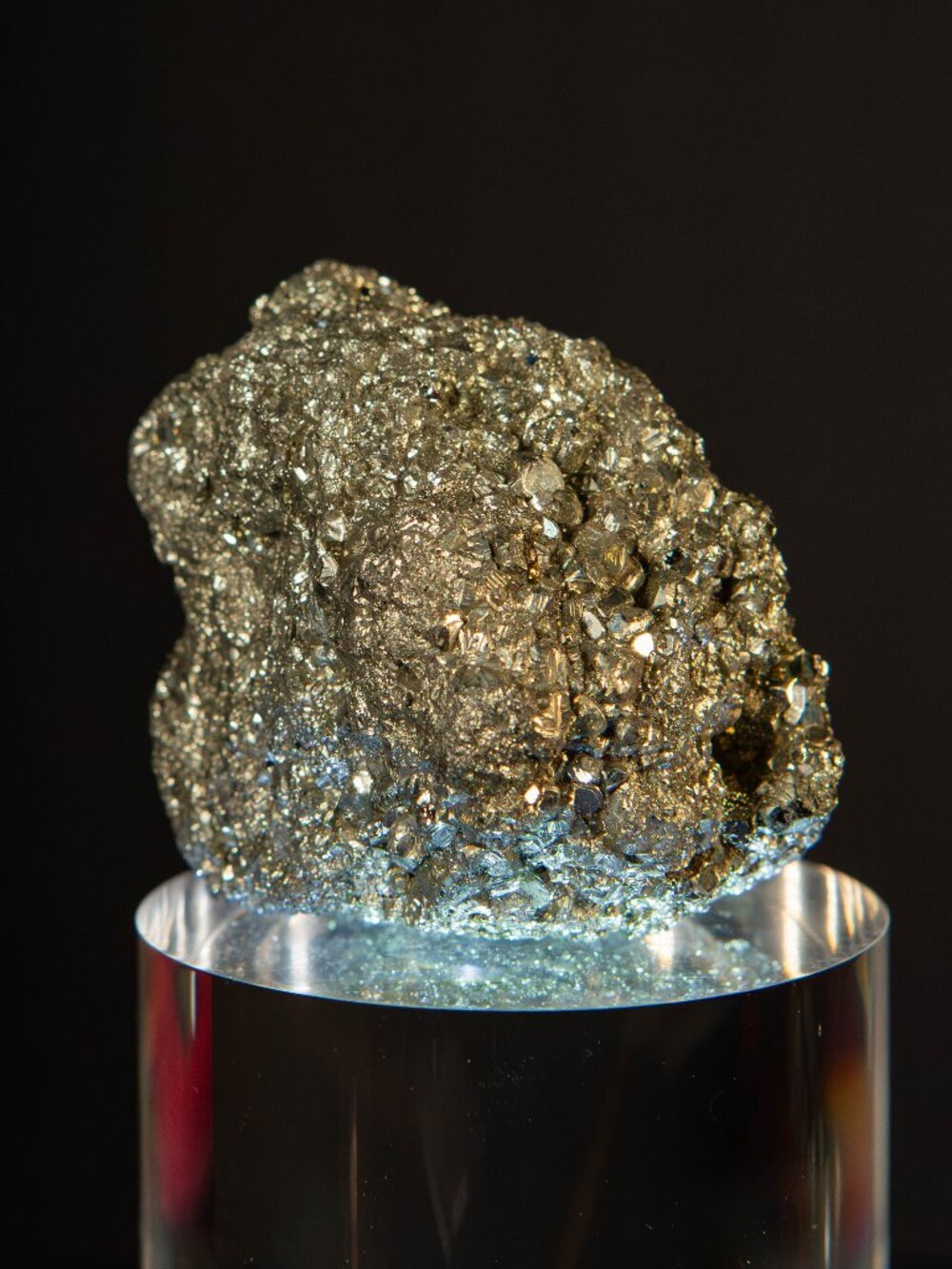 Raw Pyrite Cluster Natural Druzy Mineral Specimen 146g